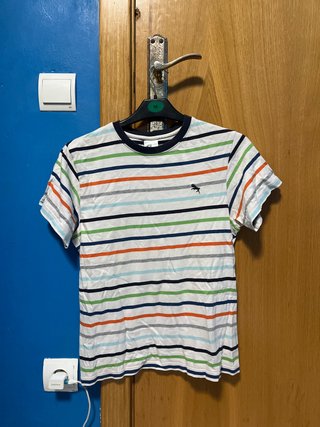 Camiseta H&M Rayas Multicolor