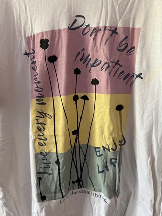 Camiseta TFY Estampado Floral Talla 4XL
