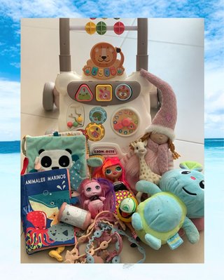 Lote de juguetes variados para bebé y niños
