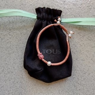 Pulsera TOUS Tibet de Cordón Rosa