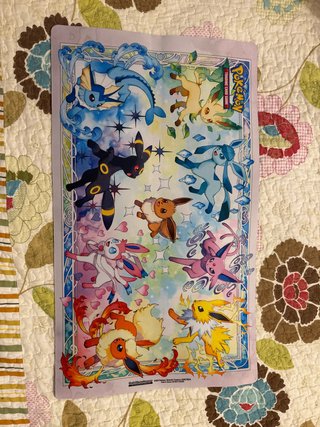 Tappetino Pokemon Eevee Evoluzioni Prismatiche