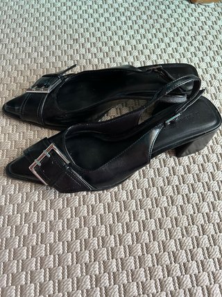 Zapatos de tacón negros talla 37