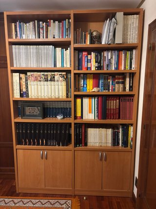 Armadio Libreria in legno massello