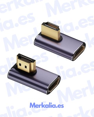 Confezione da 2 adattatori HDMI 2.1 90° 8K 4K 120Hz maschio
