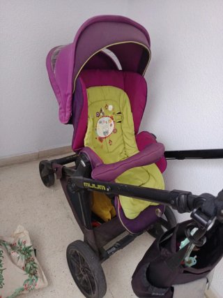 Carro de bebé 3 piezas Muum + bolso