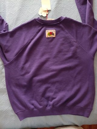 Sudadera Fruit of the Loom Morada Talla S