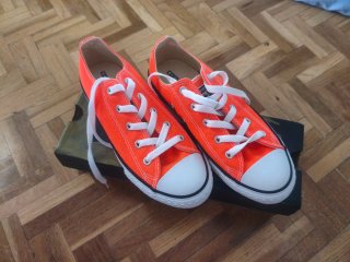 Zapatillas Converse All Star Naranja flúor