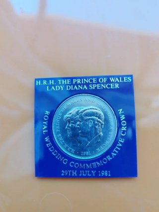 Moneda Conmemorativa Boda Real 1981
