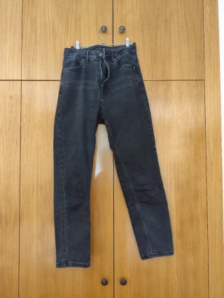 Vaqueros Mom Fit Negros