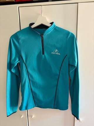Sudadera de ciclismo ATH. MIND turquesa
