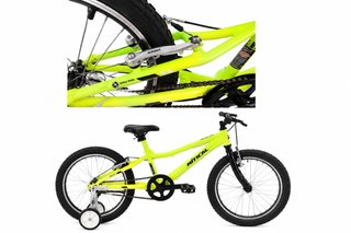 Bicicleta infantil MÍTICAL 20 color amarillo