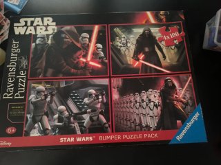 Puzzle Star Wars Ravensburger 4x100 piezas