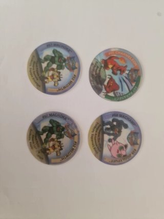 Set de 4 Tazos Pokémon League 2