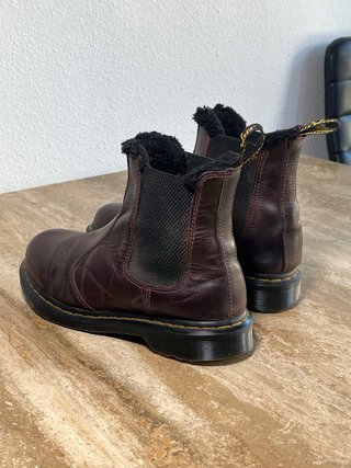 Botas Dr. Martens de Piel Marrón/Negro