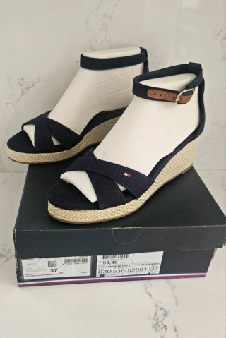 Sandalia Tommy Hilfiger Azul Talla 37 un solo uso
