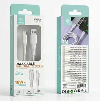 Cable USB-A a Tipo C Ikrea 3 Metros