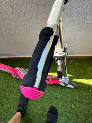 Patinete Hudora Ruedas Grandes Rosa