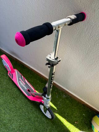 Patinete Hudora Ruedas Grandes Rosa