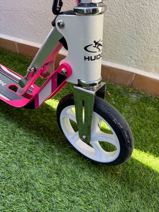 Patinete Hudora Ruedas Grandes Rosa