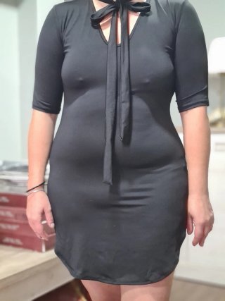 Vestido Curto Preto Tamanho L