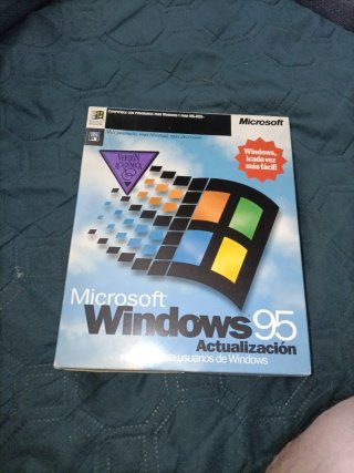 Scatola di aggiornamento di Windows 95 Microsoft