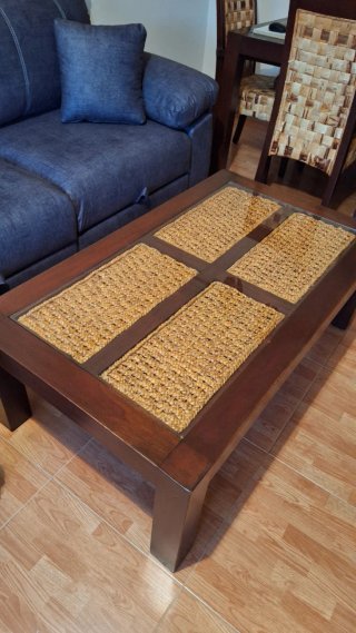 Mesa de Centro de Madera Maciza