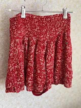 Falda pantalón roja Brownie