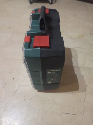 Maletín herramientas y atornillador a batería