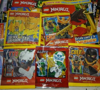 Lote 5 Figuras Lego Ninjago