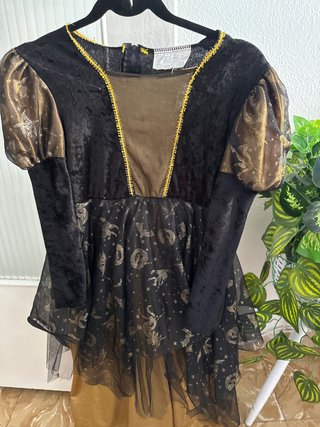 Vestido niña talla 5-6 disfraz bruja