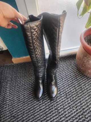 Botas Altas Negras  talla 38