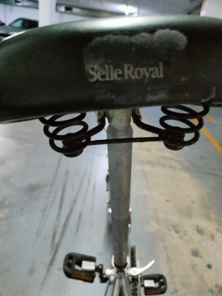 Bicicleta Plegable Scamper Plateada de alóminio