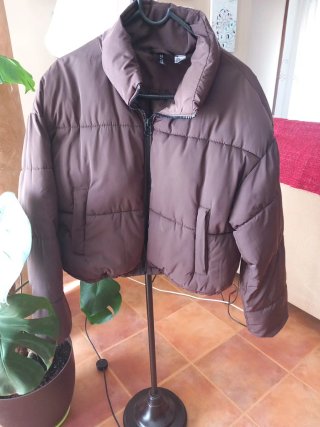 Cazadora plumifero marrón