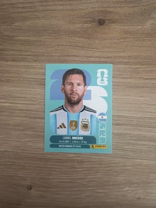 Cromo Panini Lionel Messi Mundial 2026