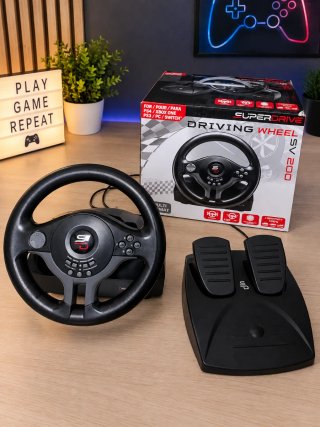 Volante Gaming Superdrive SV200 con Pedales