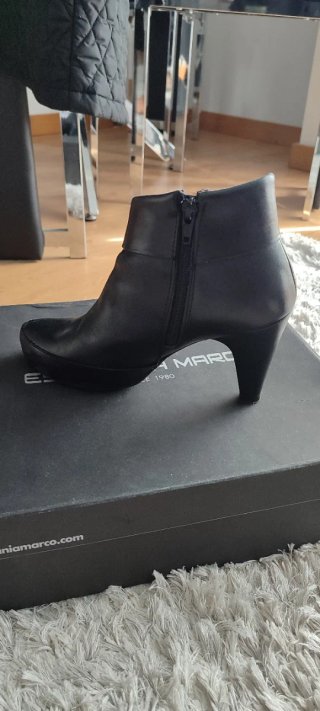 Botines de piel Estefanía Marco Talla 37
