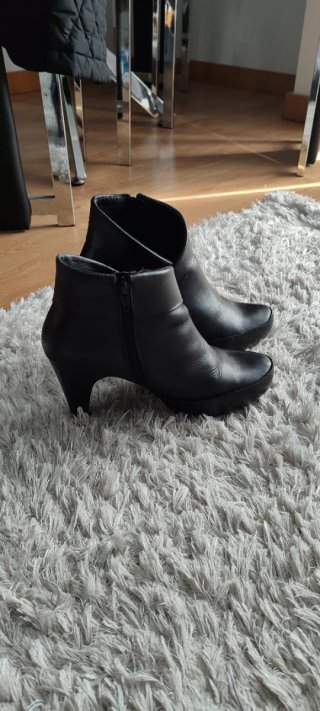 Botines de piel Estefanía Marco Talla 37