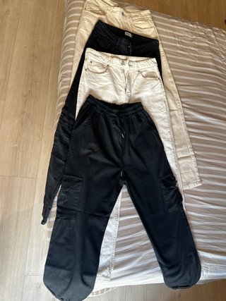 Lote de 4 Pantalones de Mujer. Varias marcas