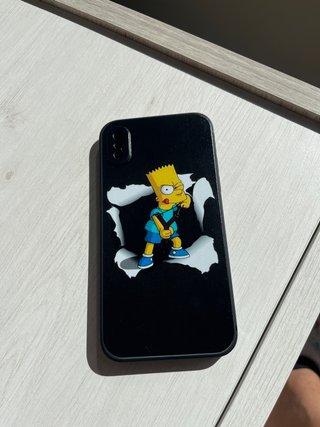 Custodia iPhone XS Bart Simpson