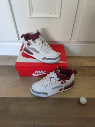 Jordan Spizike Low Rojo Blanco