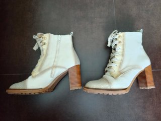 Botines Hispanitas Beige