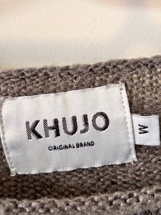 Jersey Khujo Punto Fino Lana y Mohair Talla M