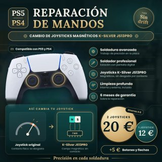 Reparación de mandos PS5