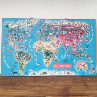 Mappamondo Magnetico per Bambini Janod
