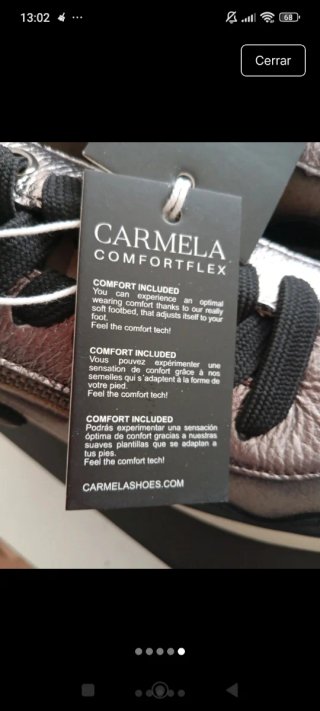 Botines Carmela Mujer Talla 38