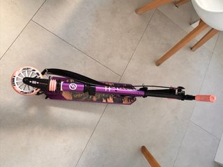 Patinete Oxelo morado plegable