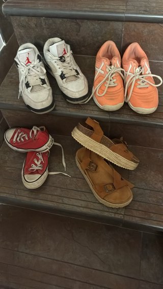 Pack 4 pares zapatos talla 36