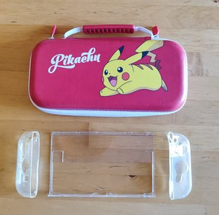 Lotto custodia + crystal cover Switch OLED