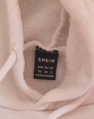 Sudadera Shein Blanca New York