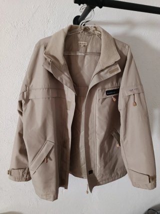 Chaqueta Beige Talla Grande